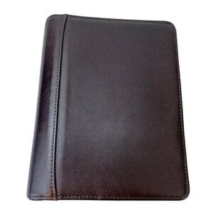 Franklin Covey Planner Franklin Quest Binder Brown Leather 6 Ring Organizer